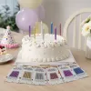 Colorful packaged birthday candles, children's party decoration candles, environmentally friendly, safe and flammable details Picture